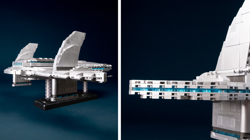 BlueBrixx Asgardschiff O'Neill Klasse 108746 Produktbild