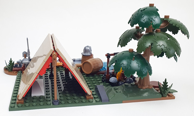 COBI Roman Camp: Tent / Zelt der römischen Legionäre 20078 gebaut