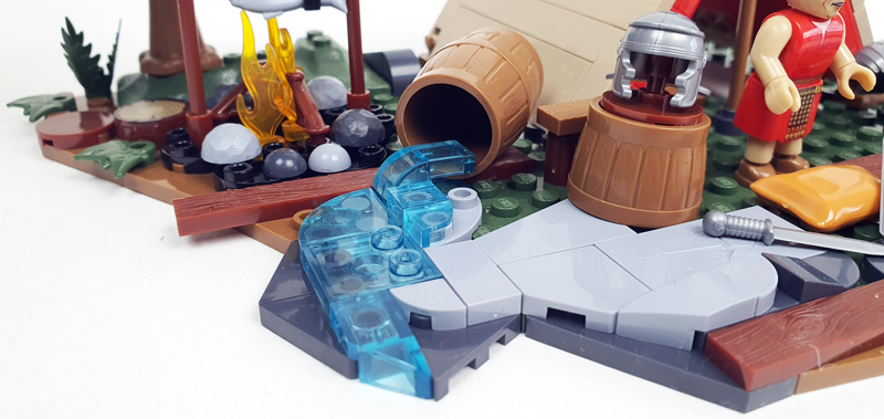 COBI Roman Camp: Tent / Zelt der römischen Legionäre 20078 gebaut