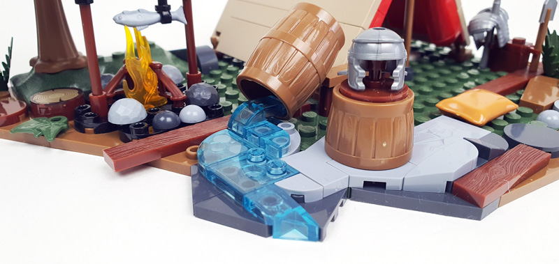 COBI Roman Camp: Tent / Zelt der römischen Legionäre 20078 gebaut