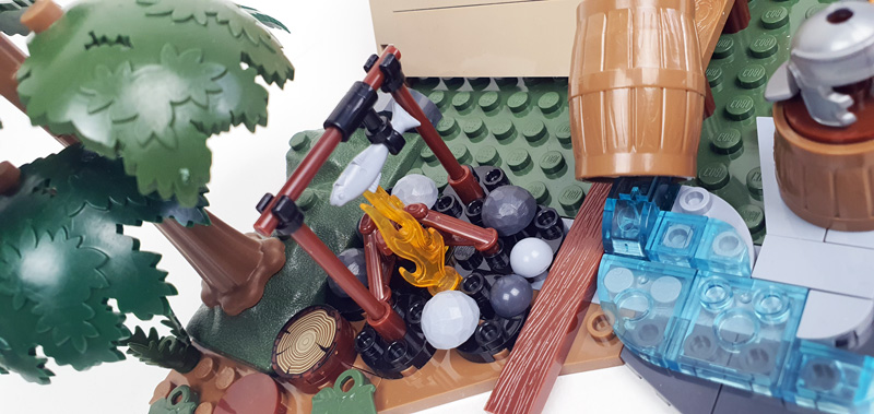 COBI Roman Camp: Tent / Zelt der römischen Legionäre 20078 gebaut