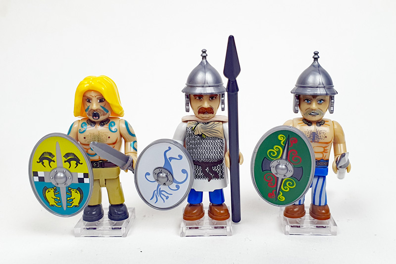 COBI Celtic Warriors / Keltische Krieger 20074 Minifiguren gebaut