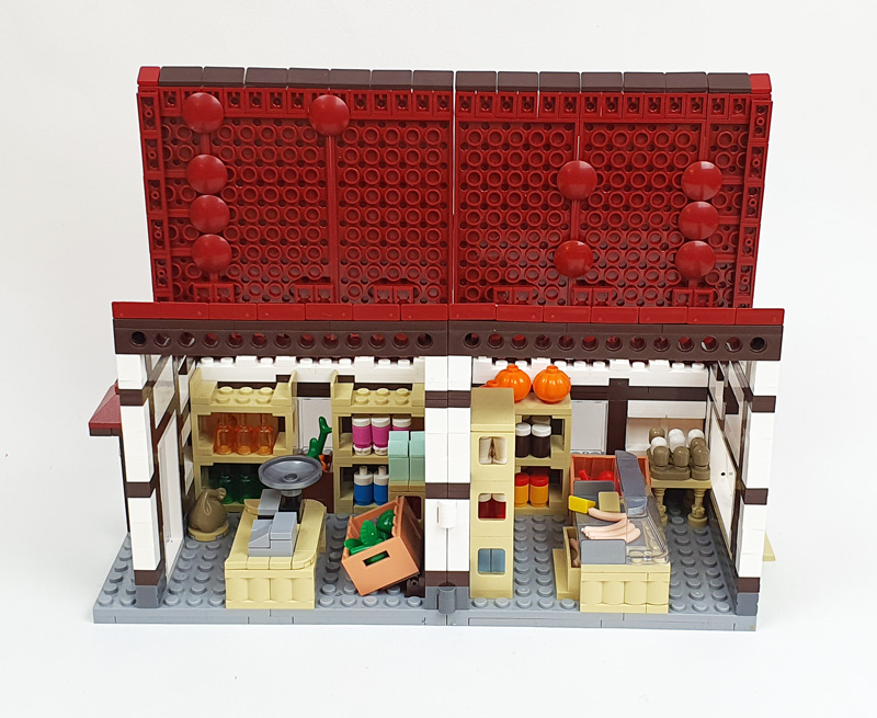 Toylino Hofladen aufgebaut