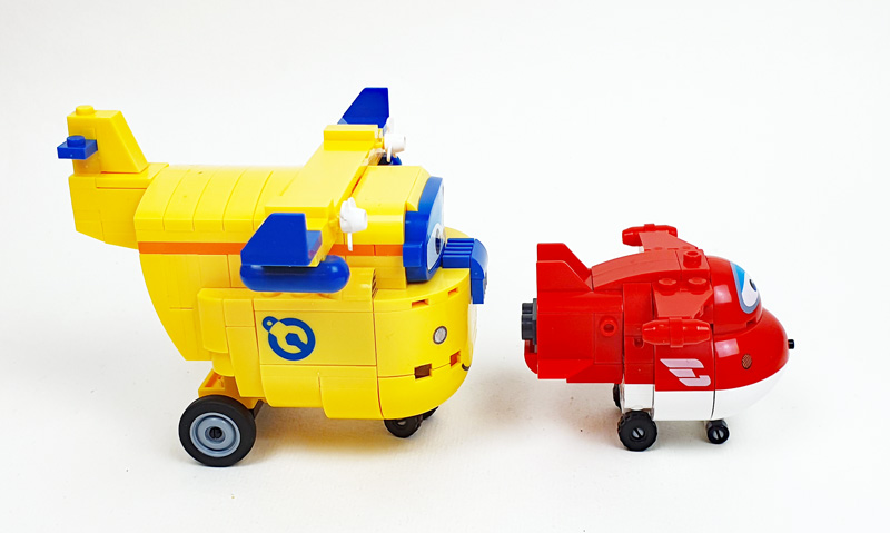 COBI Super Wings Donnie 25124 und Jett 25126