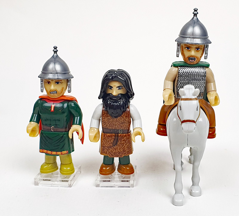 COBI Germanic Warriors / Germanische Krieger 20075 Minifiguren gebaut