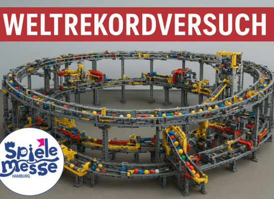 Weltrekordversuch auf der Spielemesse Hamburg 2025: größte LEGO-Kugelbahn der Welt (GBC) Weltrekordversuch auf der Spielemesse Hamburg 2025: größte LEGO-Kugelbahn der Welt (GBC)