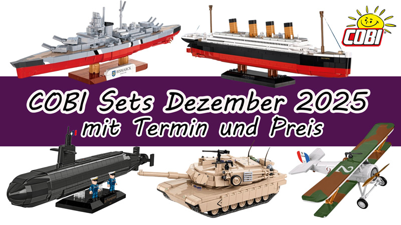COBI Dezember Neuheiten 2025 Titel