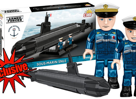 Kooperation COBI & französische Marine: Atom-U-Boot der Le-Triomphant-Klasse (SSBN) 4859 als Exklusivset