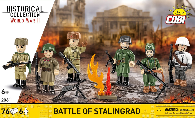 COBI 2061 Battle of Stalingrad Minifiguren Set