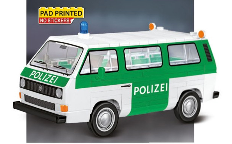 COBI 24637 Volkswagen Bus T3 Polizei