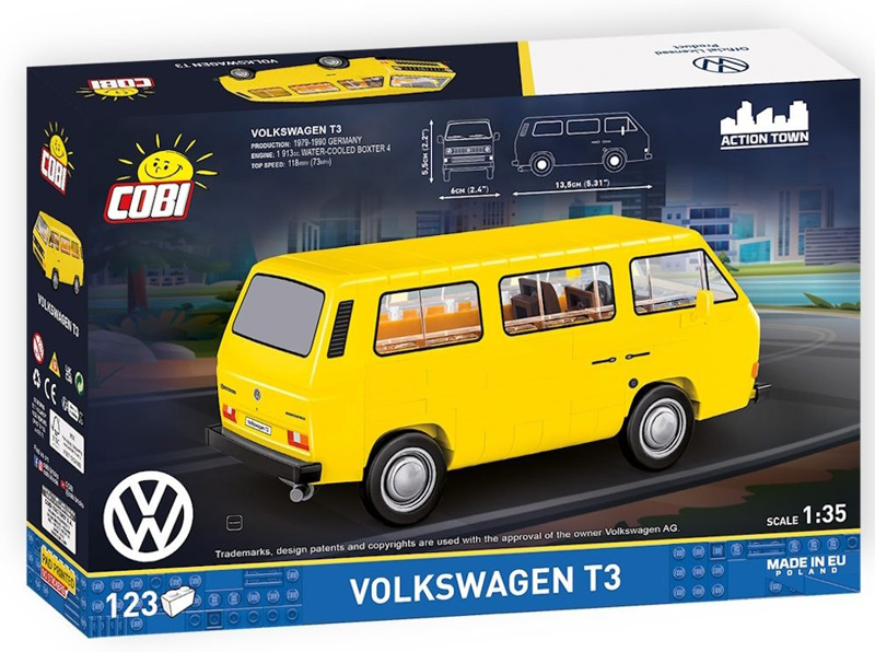 COBI 24634 Volkswagen Transporter III (T3) 1979 Box