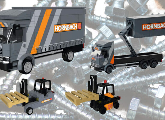 Hornbach hat nun auch eigene Klemmbausteinsets Hornbach hat nun auch eigene Klemmbausteinsets