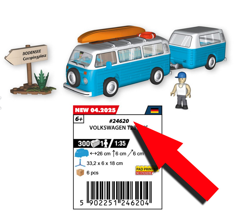 COBI VW Camper Van Ankündigung 24620