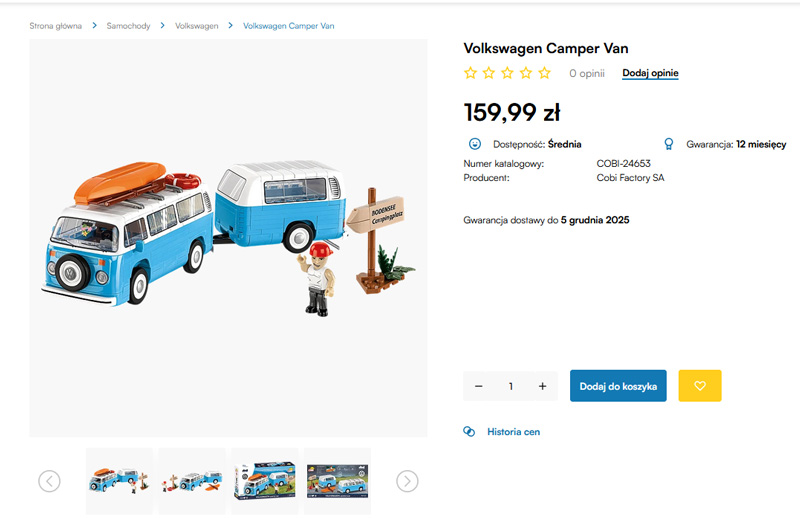 COBI VW Camper Van 24653 Box Front cobi pl