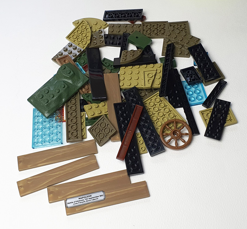 COBI 20091 Napoleon Schlacht um Moskau Teile