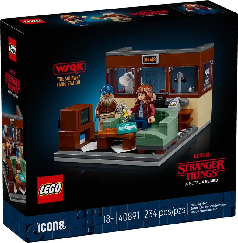 LEGO 40891 Stranger Things WSQK Radio Station GWP Box