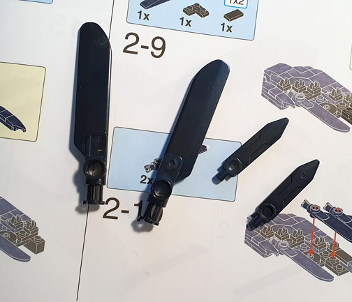 BlueBrixx Kolkrabe 107784 Aufbau