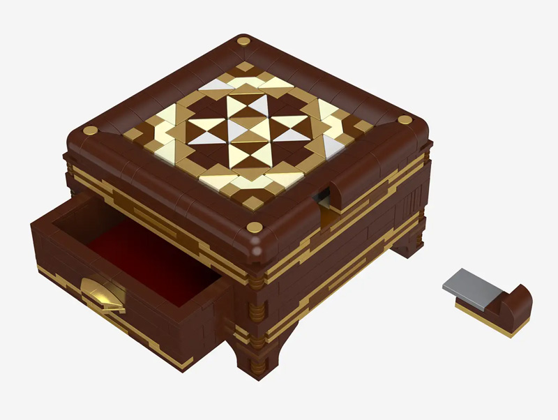 BlueBrixx Die Drei Fragezeichen Geheimfachkiste (108495)