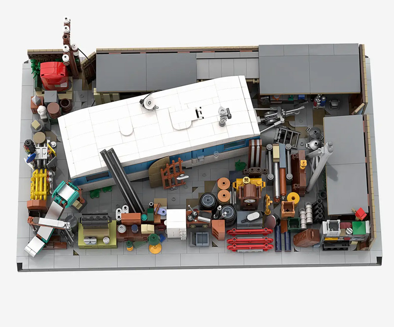 Bluebrixx Die Drei Fragezeichen Schrottplatz Zentrale 108497