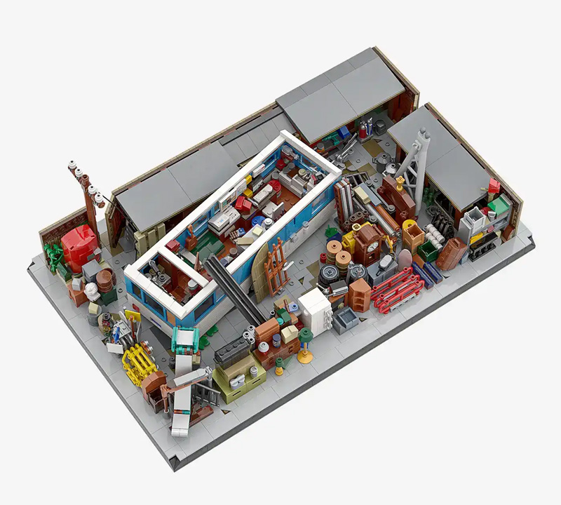 Bluebrixx Die Drei Fragezeichen Schrottplatz Zentrale 108497