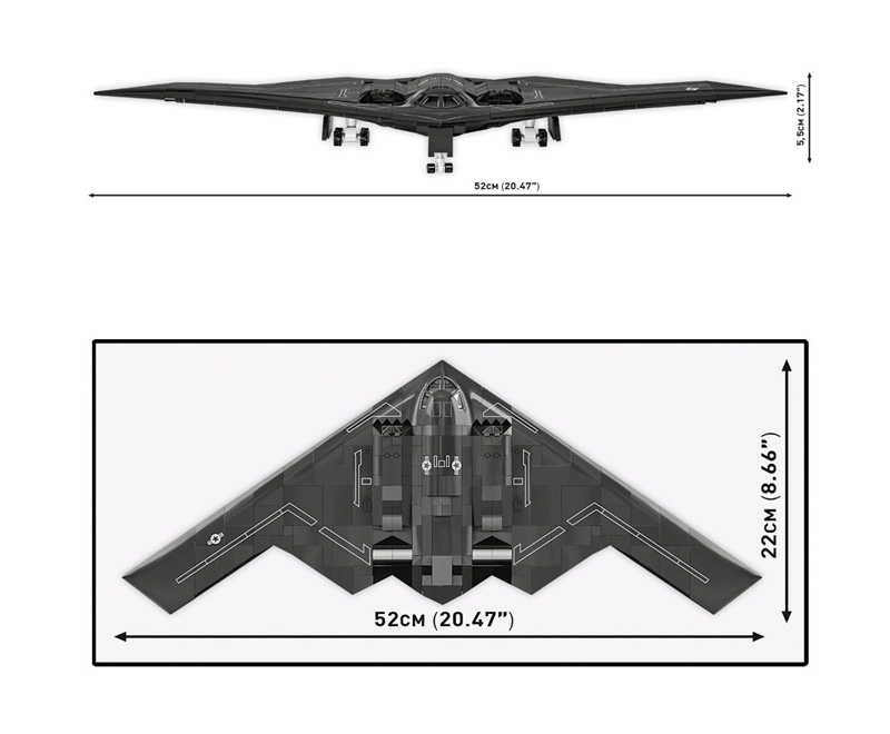 COBI Northrop B-2 Spirit Maße 5916