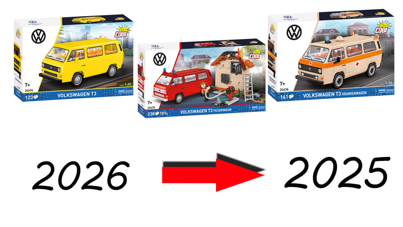COBI Volkswagen T3 vorgezogen