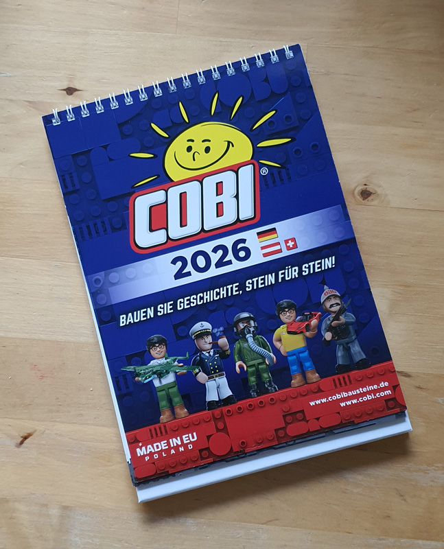COBI Tischkalender 2026