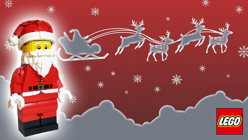 LEGO Große Weihnachtsmann-Minifigur 40820 Titel