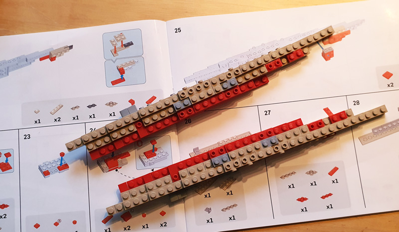 COBI Battleship Bismarck 4854 Aufbau