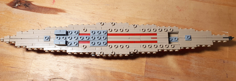 COBI Battleship Bismarck 4854 Aufbau