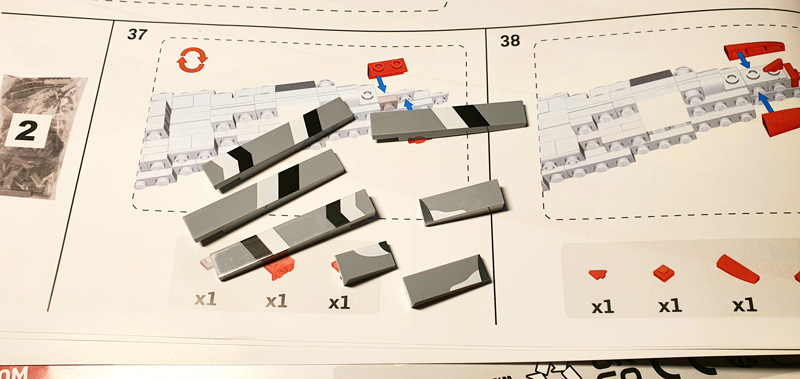 COBI Battleship Bismarck 4854 Aufbau