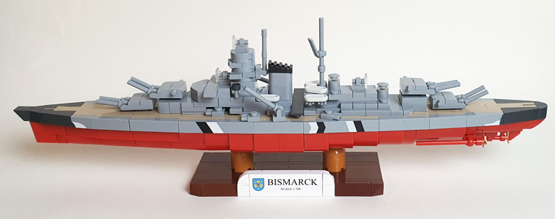 COBI Battleship Bismarck 4854 gebaut