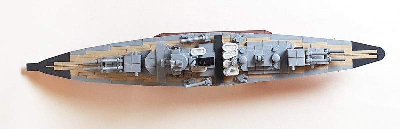 COBI Battleship Bismarck 4854 gebaut