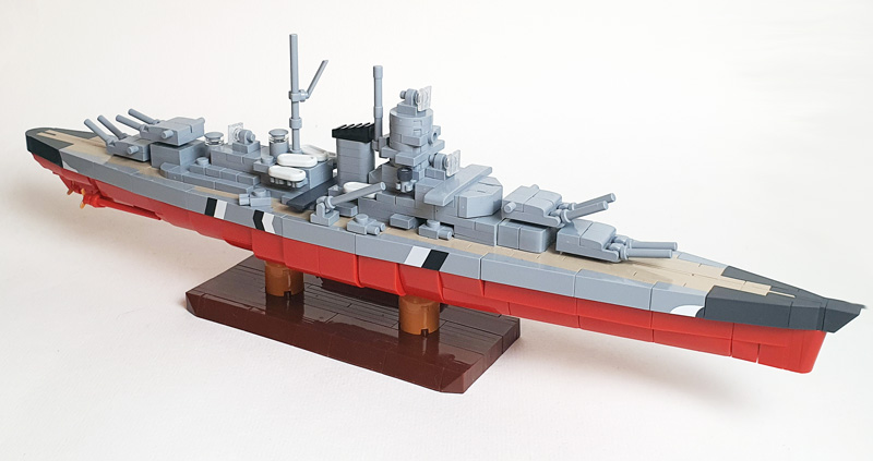 COBI Battleship Bismarck 4854 gebaut