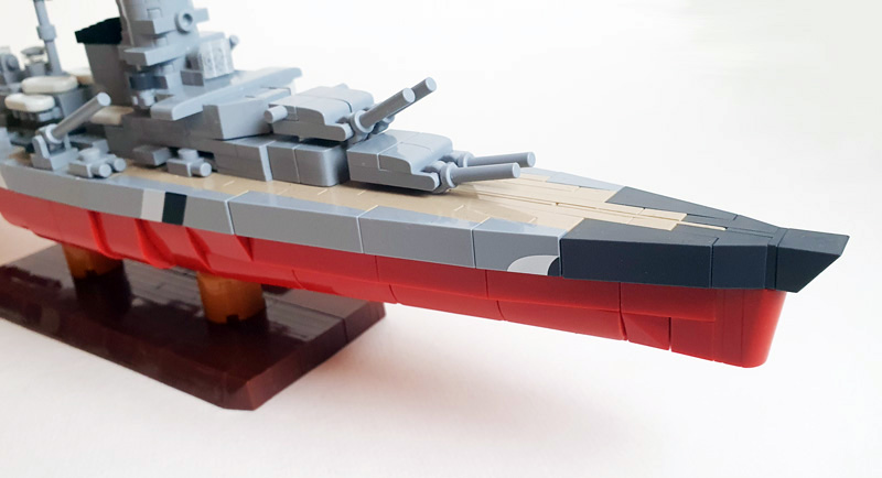 COBI Battleship Bismarck 4854 gebaut