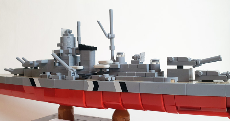 COBI Battleship Bismarck 4854 gebaut