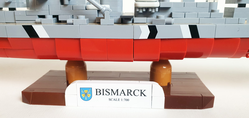 COBI Battleship Bismarck 4854 gebaut
