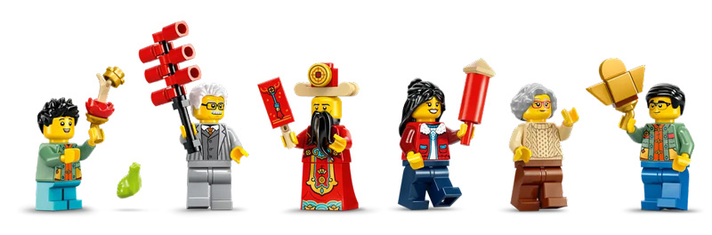 LEGO 80118 Glücksböller Minifiguren
