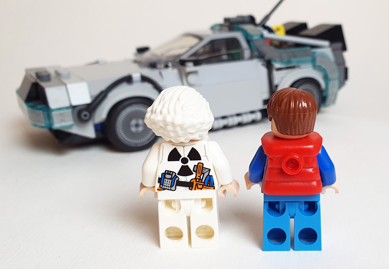 LEGO Speed Champions Zeitmaschine DeLorean 77256 Minifiguren