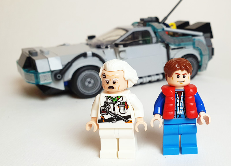 LEGO Speed Champions Zeitmaschine DeLorean 77256 Minifiguren