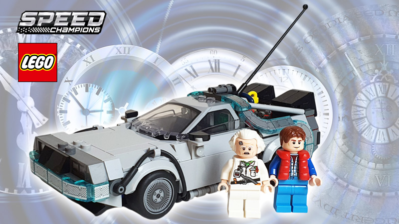 LEGO Speed Champions Zeitmaschine DeLorean 77256 Titel