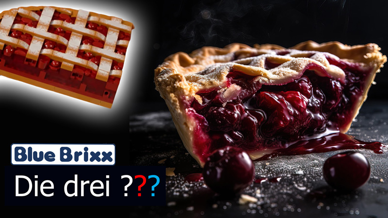 BlueBrixx Drei Fragezeichen Kirschkuchen Titel