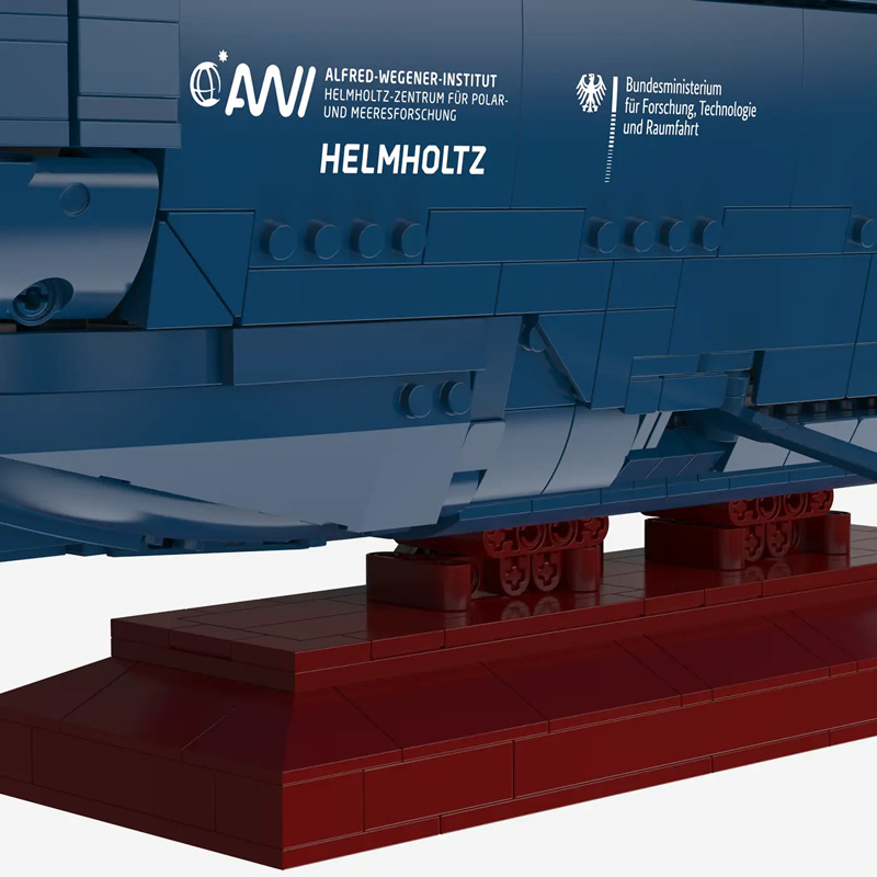 BlueBrixx Forschungseisbrecher Polarstern 108126 Set Detail