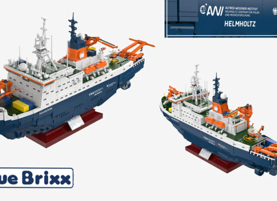 Forschungseisbrecher Polarstern im BlueBrixx Onlineshop gelistet
