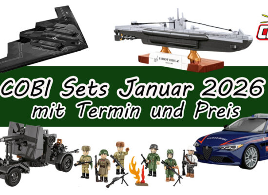 Neue Sets von COBI im Januar 2026 (Update)