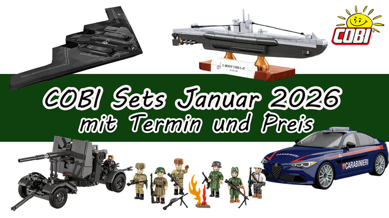 COBI Neuheiten Januar 2026 Titel