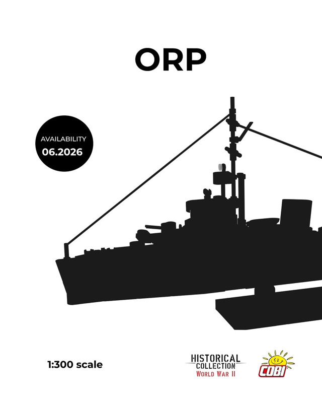 COBI Teaser 2026 Schiff polnische Marine