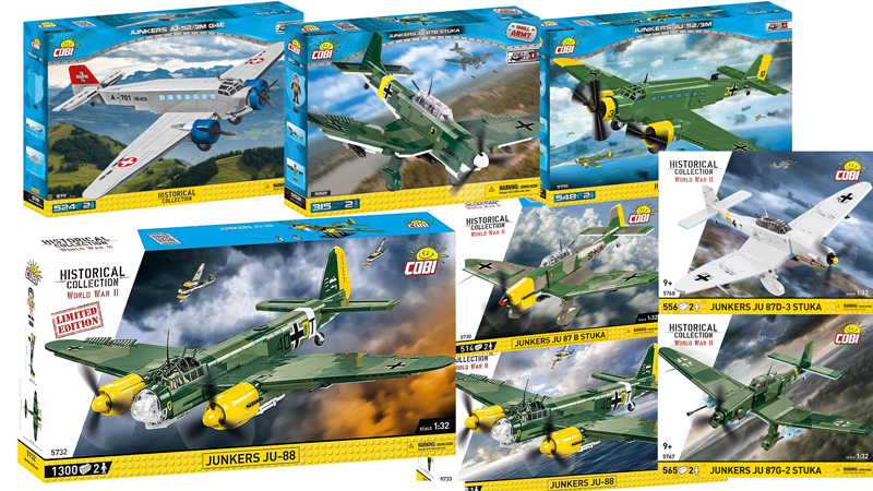 COBI Junkers Ju Übersicht Titel