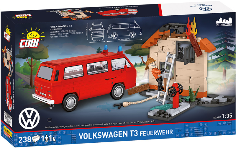 COBI 24635 Volkswagen T3 Feuerwehr