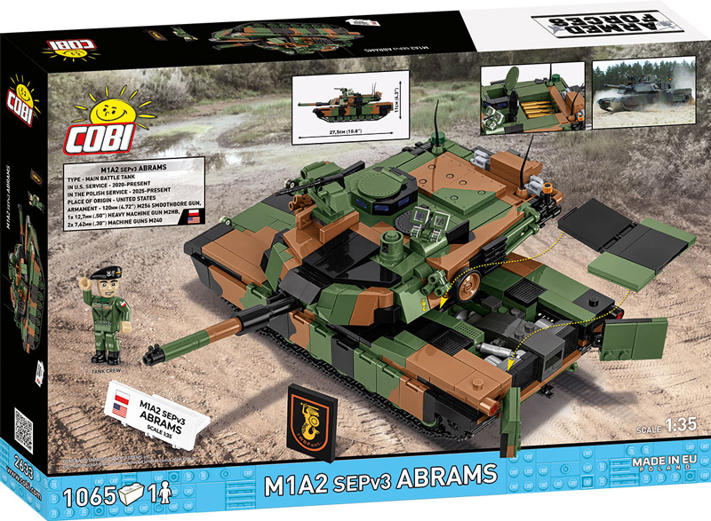 COBI 2633 M1A2 SEPv3 Abrams Box